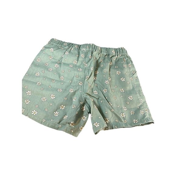 Wonder Nation Girls Shorts Pack of 2 Orange Solid/Green Yellow Floral Size M 7-8 - Picture 5 of 9